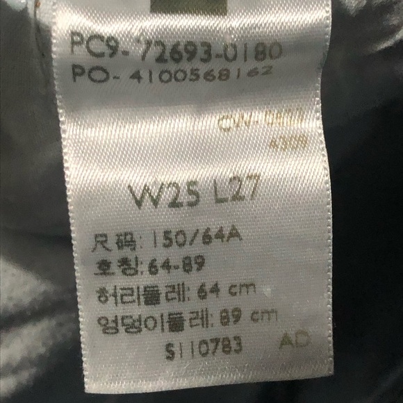 Levi's Ribcage Straight Ankle Jeans Women's 25 Button Fly Distressed Frayed Hem - Picture 5 of 7